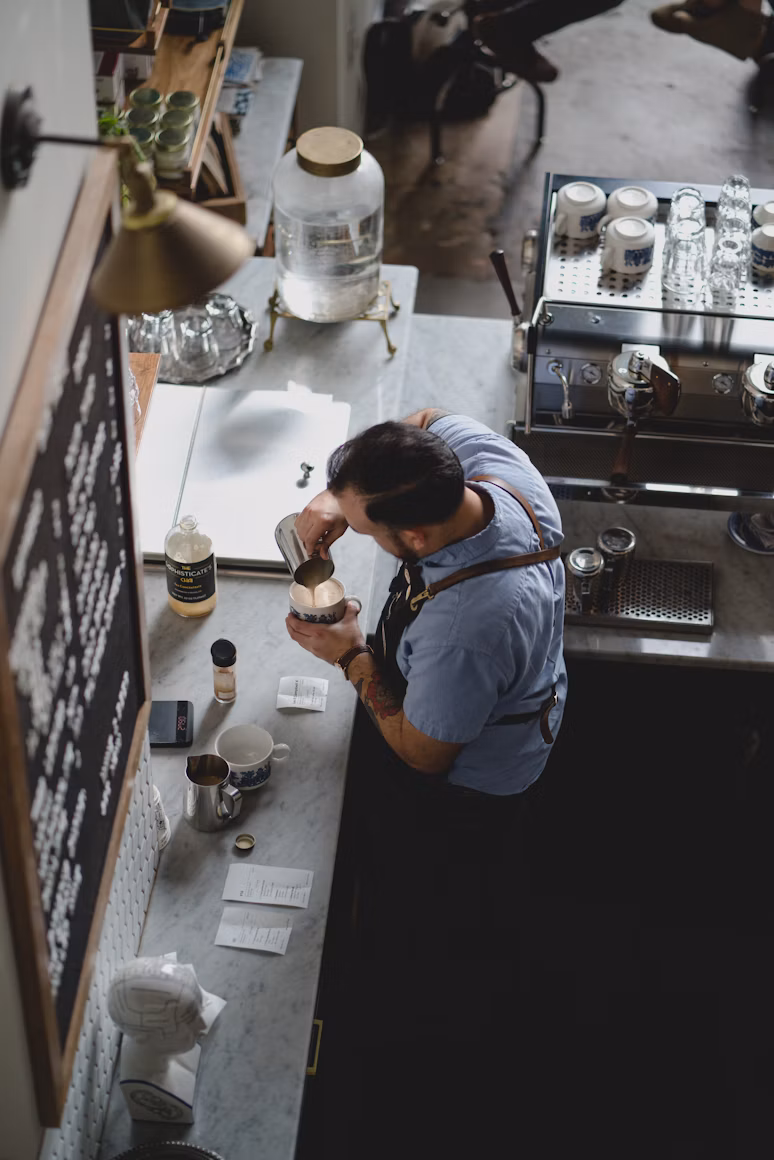 Barista at Cafe Manila