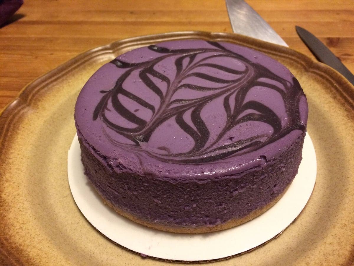 Ube Cheesecake